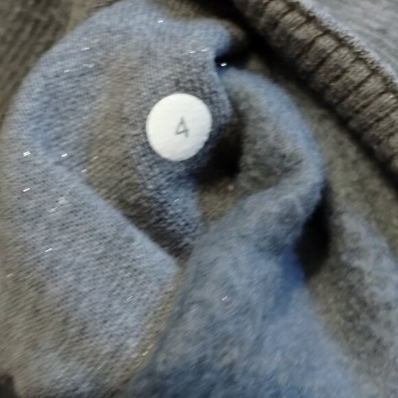 Lululemon Full Zip Scuba Hooded Jacket Grey Sparkle Size 4 - Picture 12 of 12
